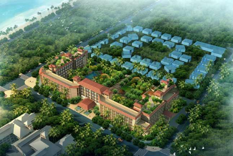 祝賀我司簽訂海馬金盤花園室外泳池、兒童池、水景等水處理項目工程